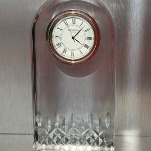 Waterford Crystal Lismore Essence Desk Clock